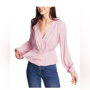 1.STATE
Surplice Peplum Top